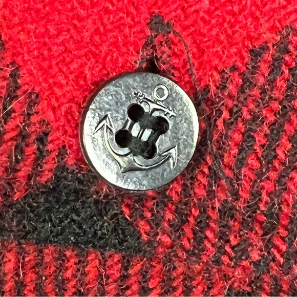 Buffalo Plaid Wool Blend Vintage Shacket By Outdoor Exchange Large 16-16 1/2 - Picture 5 of 11